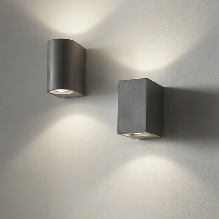 Tor - Concrete Minimalist Up & Down Wall Lights