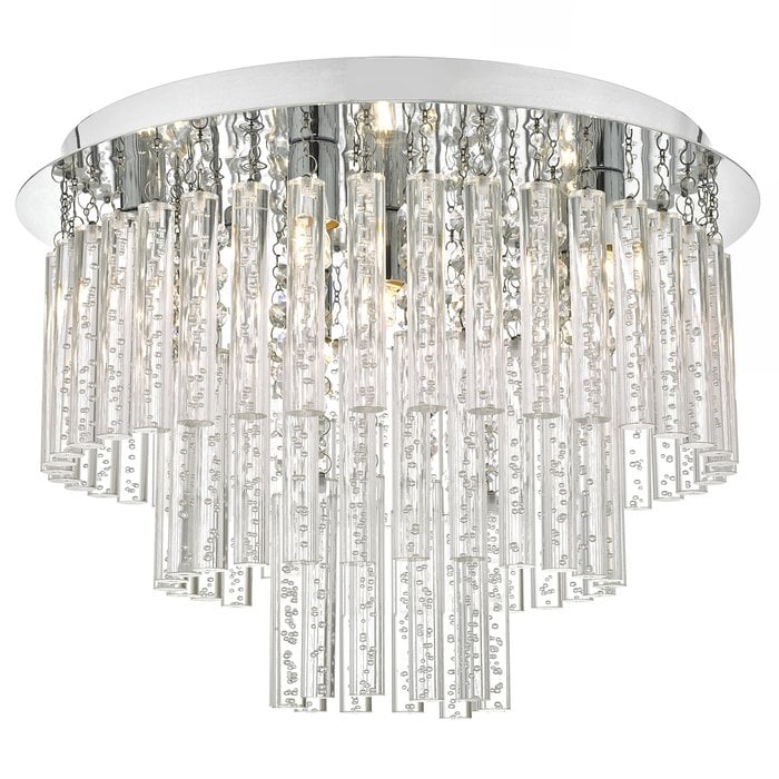 Paolo - Tiered Bubble Flush Statement Light - IP44