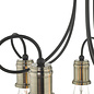 Oren - Floating Industrial Cable Semi Flush Ceiling Light