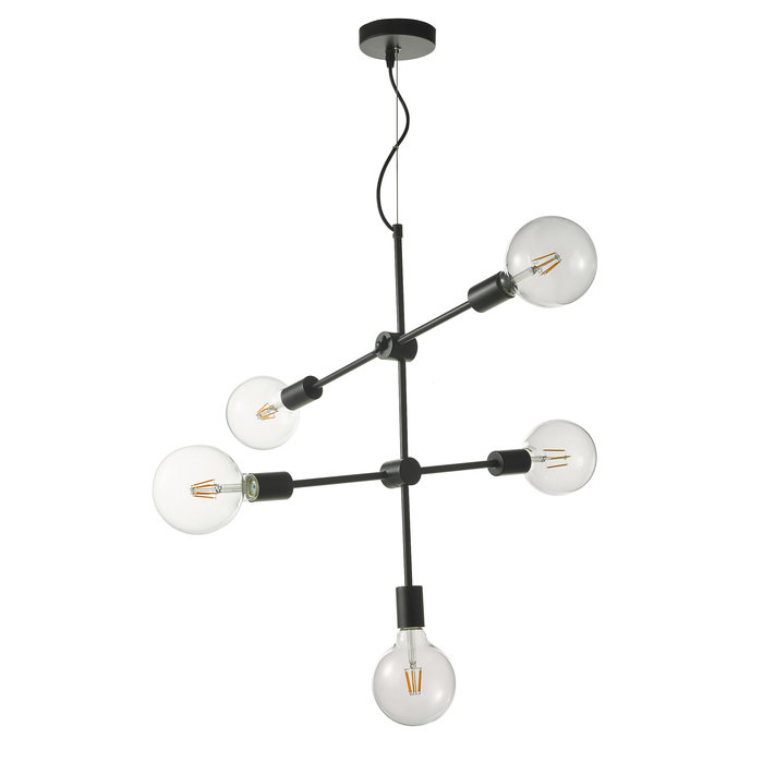 Jonah - Matt Black Industrial Feature Light