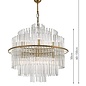 Luka - Floating Glass Rod Feature Light