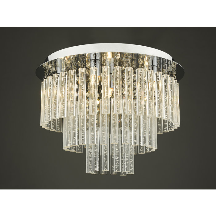 Paolo - Tiered Bubble Flush Statement Light  - IP44