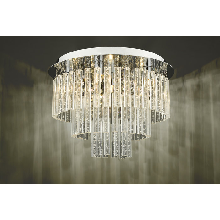 Paolo - Tiered Bubble Flush Statement Light  - IP44