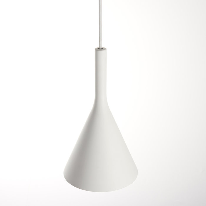 Xander - White Plaster Minimalist Pendant