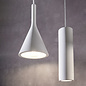 Xander - White Plaster Minimalist Pendant