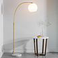 Dot - Mid Century White Marble & Opal Floor lamp