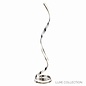 Arya - Spiral LED Floor Lamp - Polished Chrome