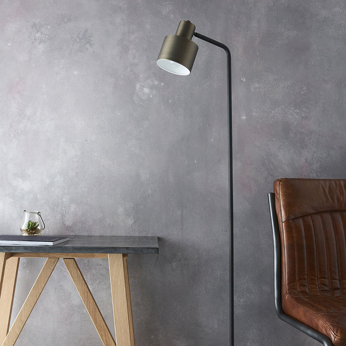 Parker - Industrial Reading Floor Lamp