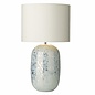 Pura White Mirrored Table Lamp