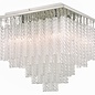 Izumi - Flush Textured Glass Bathroom Ceiling Light - IP44