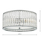 Seton- 4 Light IP44 Flush Ceiling Bathroom Light