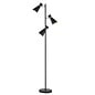 Ash - Black & Polished Chrome Floor Lamp