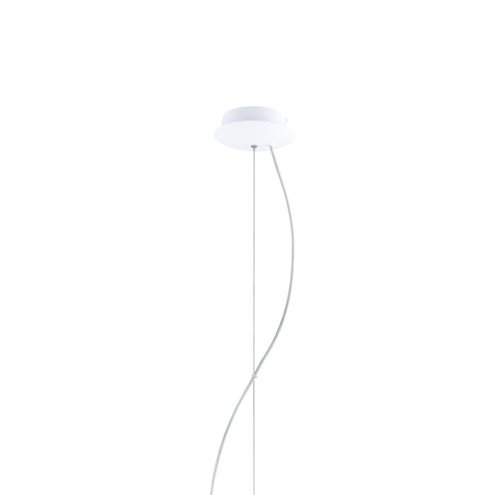 Axel - Scandi Feature Pendant - White & Champagne