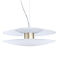 Axel - Scandi Feature Pendant - White & Champagne