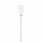 Louvred Scandi Pendant - White