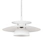 Louvred Scandi Pendant - White