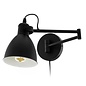 Peri Wall Light - Black Industrial Adjustable Angle Arm Wall Light