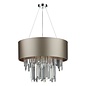 Hurley - Modern Art Deco Crystal Drum Statement Light