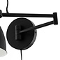 Peri Wall Light - Black Industrial Adjustable Angle Arm Wall Light