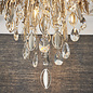 Melanie - Crystal Waterfall Flush Ceiling Light - 6 Light