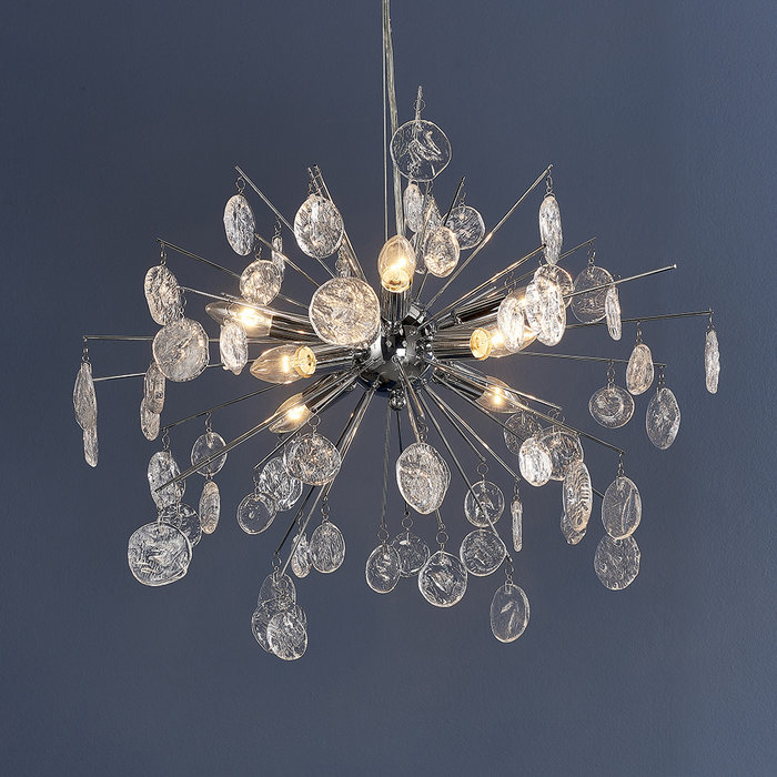 Kayla - Organic Glass Sputnik Feature Light