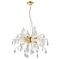 Kayla - Organic Glass Sputnik Feature Light  - Gold