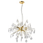 Kayla - Organic Glass Sputnik Feature Light  - Gold