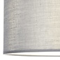 Pastel - Fabric Drum Flush Ceiling Light  - Grey/Anthracite Brown/White