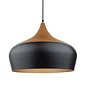 Oversized Matt Black Pendant