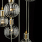 Dito - Brass & Glass 10 Light Cluster Pendant