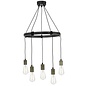 Evan - 5 Light Vintage Cluster Pendant Light