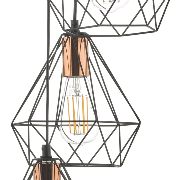 Deyo - Black Cage & Copper Cluster Light