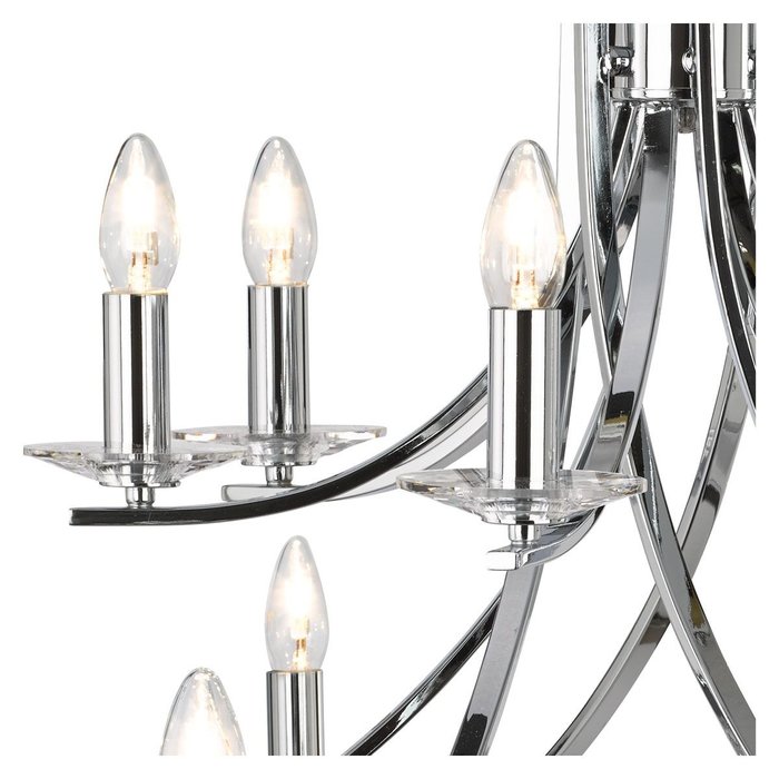 Ascona - 12 Light Chandelier - Polished Chrome