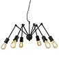 Spiderette - 6 Light Industrial Feature Light - Matt Black