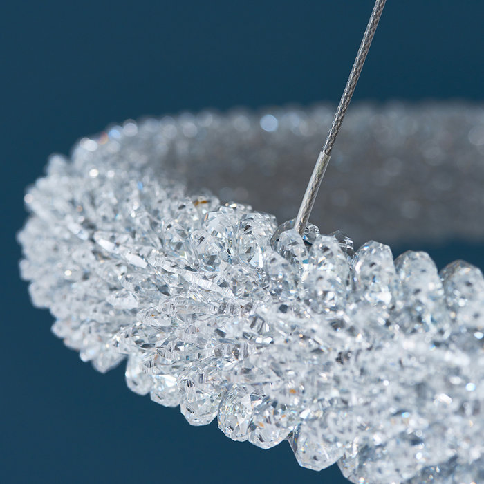 Ice Crystal - Triple Hoop LED Crystal Feature Light