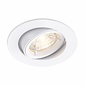 Matt White Recessed Tilt Spotlight