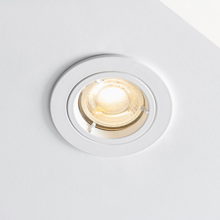 Matt White Recessed Fixed Spotlight