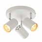 Zetto - 3 Light Round Spotlight - Matt White