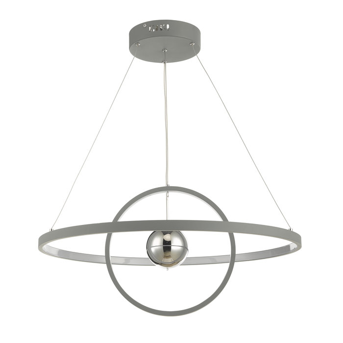 Radius - Matt Grey LED Feature Ceiling Light - Large