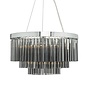 Giovanna - Smoked Glass & Chrome Pendant