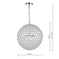 Crystal Globe Pendant