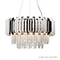 Caletta - Crystal Prism & Nickel Grand Chandelier