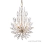 Rianna - Champagne Finished Clear Crystal Glass Feature Light