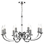 8 Light Candle Chandelier - Polished Chrome