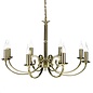 8 Light Candle Chandelier - Antique Brass