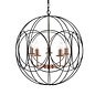 Phoenix - Large Black Cage & Copper Pendant