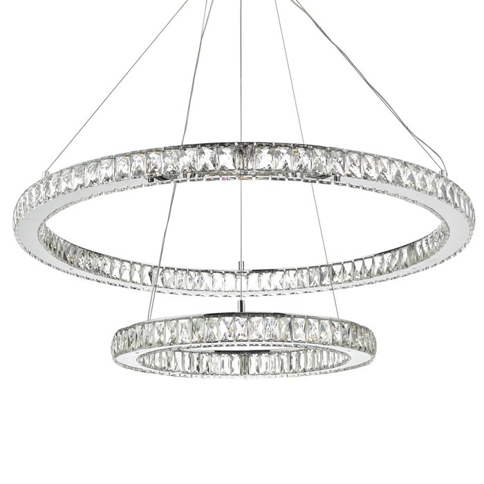 Wonder - LED K9 Crystal Double Hoop Feature Light