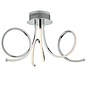 Tiro - LED Spirals Semi Flush Ceiling Light