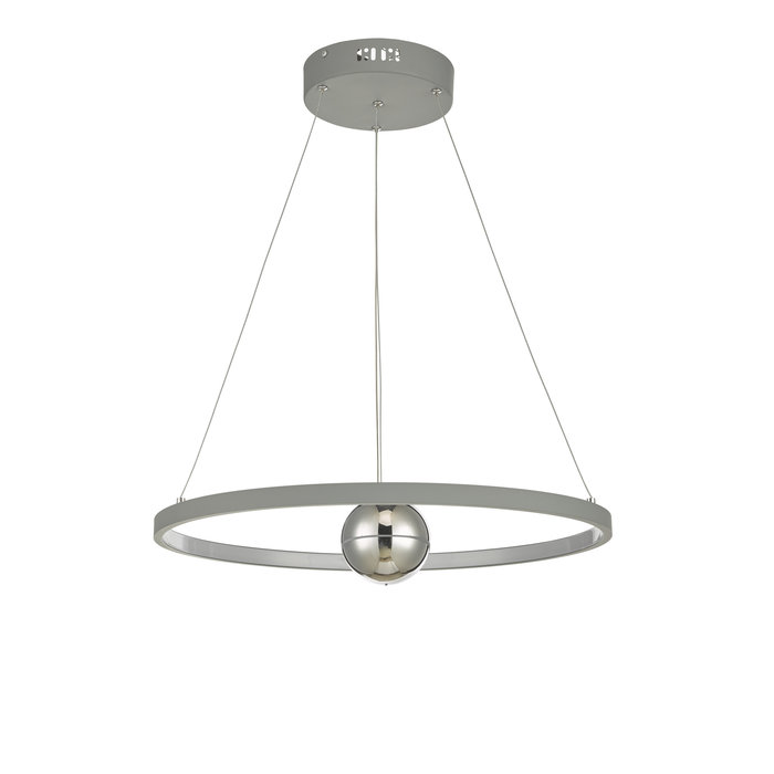 Radius - Matt Grey LED Feature Ceiling Light - Medium