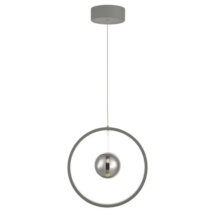 Radius - Matt Grey LED Feature Ceiling Light - Small